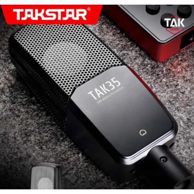 Високочутливий конденсаторний мікрофон  Takstar TAK35 Wired microphone Black Високочутливий конденсаторний мікрофон  Takstar TAK35 Wired microphone Black