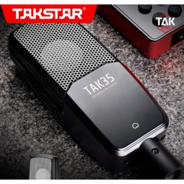 Високочутливий конденсаторний мікрофон  Takstar TAK35 Wired microphone Black