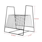 Стійка для зберігання вінілових пластин 12 дюймів Goka GK-R25B