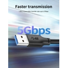 Кабель Vention Cabletime USB A-USB C 2 м, 5V/3A, Black (CA42L) Кабель Vention Cabletime USB A-USB C 2 м, 5V/3A, Black (CA42L)
