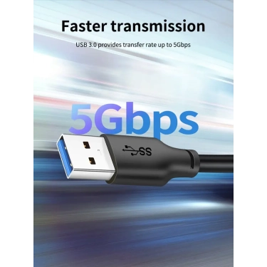 Кабель Vention Cabletime USB A-USB C 2 м, 5V/3A, Black (CA42L)
