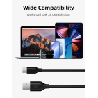 Кабель Vention Cabletime USB A-USB C 1.5 м, 5V/3A, Black (CA42J) Кабель Vention Cabletime USB A-USB C 1.5 м, 5V/3A, Black (CA42J)
