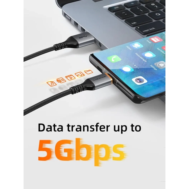 Кабель Vention Cabletime USB A - USB C 2 м, 5V/3A, Black (CA40H) ціна Кабель Vention Cabletime USB A - USB C 2 м, 5V/3A, Black (CA40H) ціна