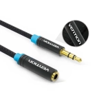 Аудіокабель Vention 3.5 mm M - 3.5 mm F, 0.5 m, 3 pin (VAB-B06-B050-M) Аудіокабель Vention 3.5 mm M - 3.5 mm F, 0.5 m, 3 pin (VAB-B06-B050-M)