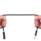 Аудіокабель Vention 3.5 mm M - 3.5 mm F, 0.5 m, 3 pin (VAB-B06-B050-M) Аудіокабель Vention 3.5 mm M - 3.5 mm F, 0.5 m, 3 pin (VAB-B06-B050-M)