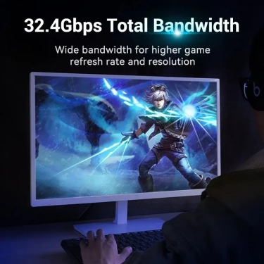 Кабель Vention DisplayPort v1.4 2m, 8K 60 Hz, 4K 144Hz, 2K 165Hz