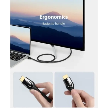 Кабель HDMI Vention HDMI-HDMI, 2m, v2.0, 4K 60Hz (VAA-B05-B200) купити
