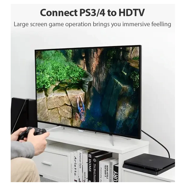 Кабель HDMI Vention HDMI-HDMI, 3m, v2.0, 4K 60Hz (VAA-B05-B300) купити Кабель HDMI Vention HDMI-HDMI, 3m, v2.0, 4K 60Hz (VAA-B05-B300) купити