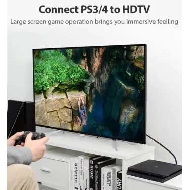 Кабель HDMI Vention HDMI-HDMI, 3m, v2.0, 4K 60Hz (VAA-B05-B300) купити