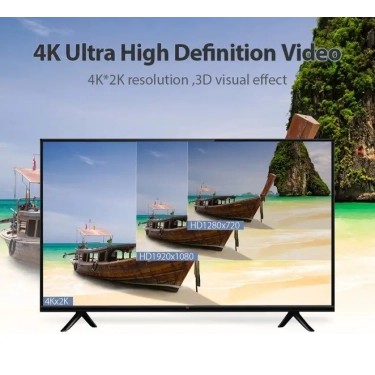 Кабель HDMI Vention HDMI-HDMI, 3m, v2.0, 4K 60Hz (VAA-B05-B300) купити