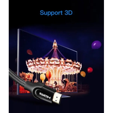 Кабель HDMI Vention HDMI-HDMI, 3m, v2.0, 4K 60Hz (VAA-B05-B300) купити