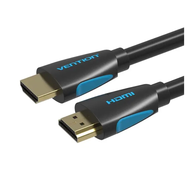 Кабель HDMI Vention HDMI-HDMI 1.5m, v2.0, 4K 60Hz (VAA-M02-B150) купити