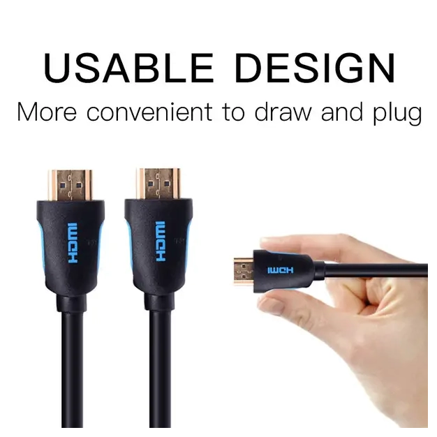 Кабель HDMI Vention HDMI-HDMI 1.5m, v2.0, 4K 60Hz (VAA-M02-B150) купити Кабель HDMI Vention HDMI-HDMI 1.5m, v2.0, 4K 60Hz (VAA-M02-B150) купити
