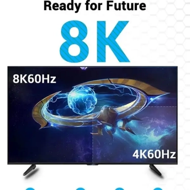 Кабель Vention HDMI-HDMI 3m, v2.1, 8K 60Hz, 4K 120Hz, 2K 144Hz (AANBI)
