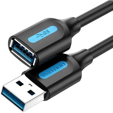Кабель цифровий Vention USB 3.0 - OTG USB3.0, 0.5 m, Black (CBHBD)