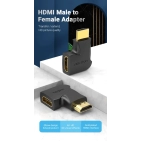 Перехідник Vention HDMI M to F Adapter 90° Degree Лівий (AIPB0) купити Перехідник Vention HDMI M to F Adapter 90° Degree Лівий (AIPB0) купити