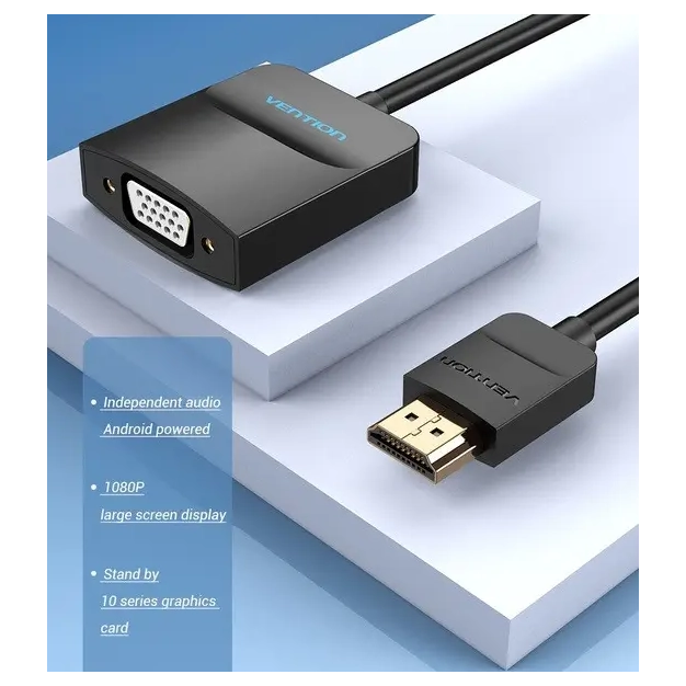 Перехідник Vention HDMI-VGA, 0.2 m (ACFBB/42152), оцінка користувачів. Перехідник Vention HDMI-VGA, 0.2 m (ACFBB/42152), оцінка користувачів.