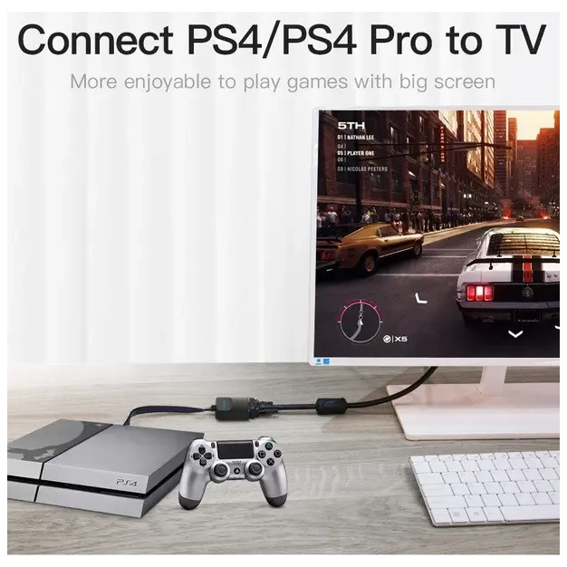 Перехідник Vention HDMI-VGA, 0.2m, звук та живлення (ACKBB / 74346) ціна Перехідник Vention HDMI-VGA, 0.2m, звук та живлення (ACKBB / 74346) ціна