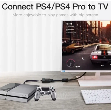 Перехідник Vention HDMI-VGA, 0.2m, звук та живлення (ACKBB / 74346) ціна