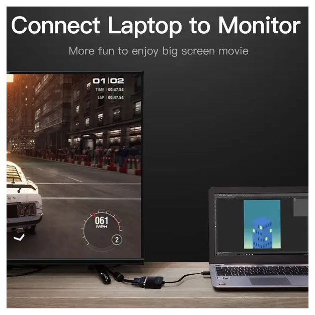 Перехідник Vention HDMI-VGA, 0.2m, звук та живлення (ACKBB / 74346) ціна Перехідник Vention HDMI-VGA, 0.2m, звук та живлення (ACKBB / 74346) ціна