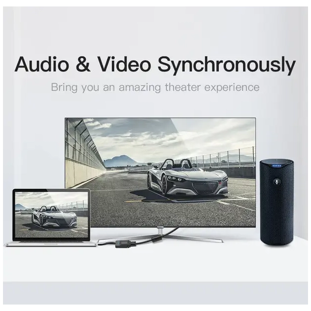 Перехідник Vention HDMI-VGA, 0.2m, звук та живлення (ACKBB / 74346) ціна Перехідник Vention HDMI-VGA, 0.2m, звук та живлення (ACKBB / 74346) ціна