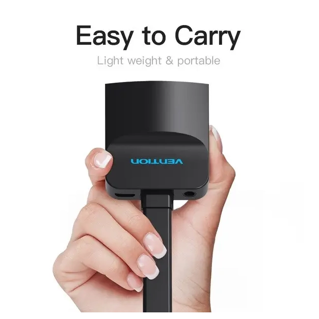 Перехідник Vention HDMI-VGA, 0.2m, звук та живлення (ACKBB / 74346) ціна Перехідник Vention HDMI-VGA, 0.2m, звук та живлення (ACKBB / 74346) ціна