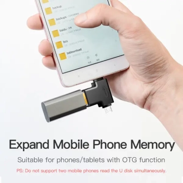 Перехідник Vention USB C 3.1/USB 3.0 OTG AF/microUSB BM (CDIB0)