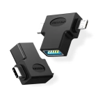 Перехідник Vention USB C 3.1/USB 3.0 OTG AF/microUSB BM (CDIB0) Перехідник Vention USB C 3.1/USB 3.0 OTG AF/microUSB BM (CDIB0)