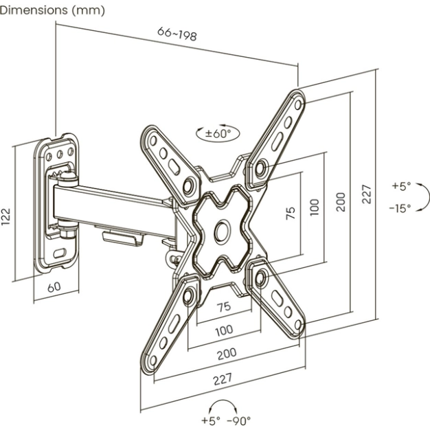 Кронштейн для телевізора Brateck LDA40-221, оцінка користувачів.