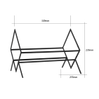 Металевий утримувач для вінілових пластинок Goka GK-R25H