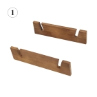 Складна стійка для вінілових платівок з дерева Пауловніі Goka GK-R40A