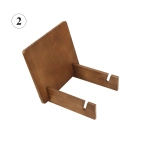 Складна стійка для вінілових платівок з дерева Пауловніі Goka GK-R40A