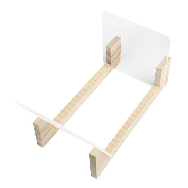 Стійка для вінілових пластинок із соснового дерева Goka GK-R40B