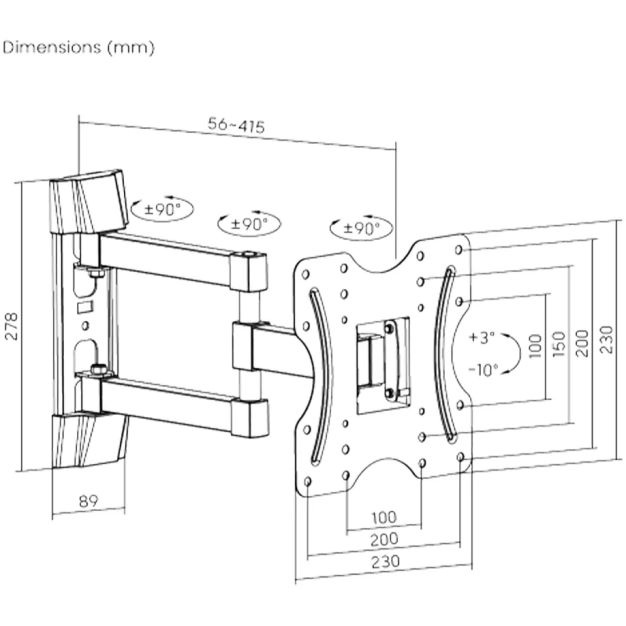 Кронштейн для телевізора UniBracket BZ27-23, відео.