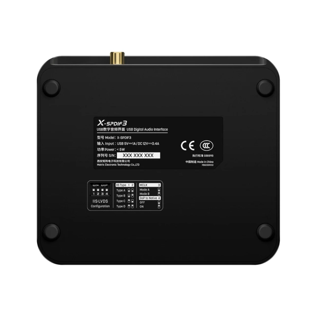 Цифровий аудіоінтерфейс Matrix Audio X-SPDIF 3 Black, відео.