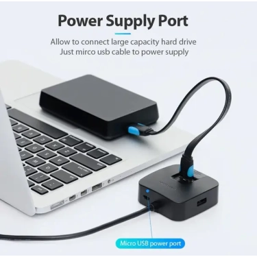 USB-хаб Vention 4-Port USB 3.0, 0.5 m (CHBBD) купити в Україні, ціна