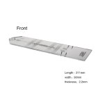 Дзеркальний транспортир для вирівнювання картриджа програвача вінілових платівок Goka GK-R36C