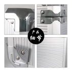 Алюмінієвий кейс для зберігання вінілових платівок розміром 12 дюймів Goka GK-R53 Silver