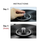 Затискач для вінілових пластинок для зниження вібрацій Goka GK-R22D