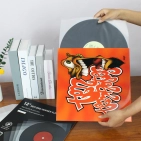 LDPE внутрішні обкладинки для вінілових пластин, (матовий пластик), 50 штук, розмір 12 дюймів Goka GK-R18-12 LDPE внутрішні обкладинки для вінілових пластин, (матовий пластик), 50 штук, розмір 12 дюймів Goka GK-R18-12