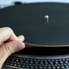 Килимок для вінілових пластинок з натуральної шкіри та пробки Goka GK-R27A