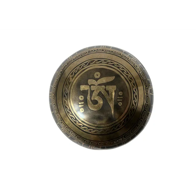 Singing bowl Jambati with engraving of the mantra Om Mani Padme Hum (D 15 cm)