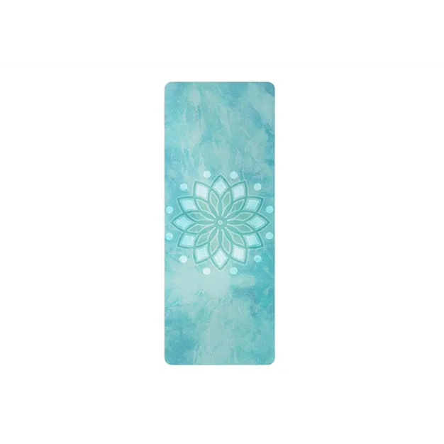 Замшевий килимок для йоги Sitara Aqua Mandala RAO 181x68x0.3 см