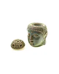 Ceramic aroma lamp Buddha green 14x10.5x11 cm