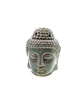 Ceramic aroma lamp Buddha green 14x10.5x11 cm