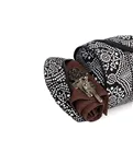 Yoga bag Asana Bag Cotton Maharaja Collection Bodhi 80 cm black and white
