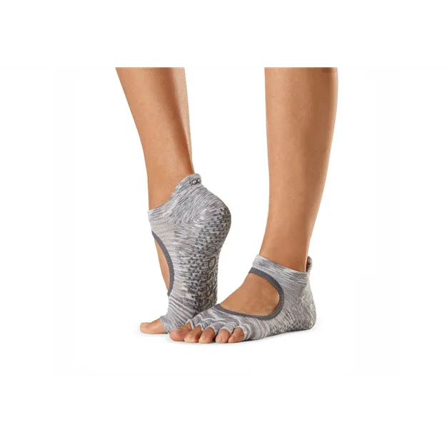 ToeSox Half Toe Bellarina Grip Tec Motivate S Yoga Socks (36-38.5)
