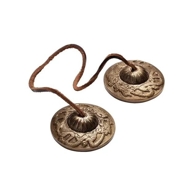 Tibetan tingsha for meditation "Dragon" (D 7 cm)