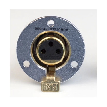 Furutech FP-682 F(R) Високоякісне гніздо XLR з родієвим покриттям