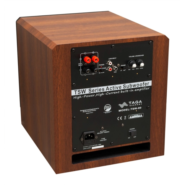 Сабвуфер Taga Harmony TSW-80 Walnut